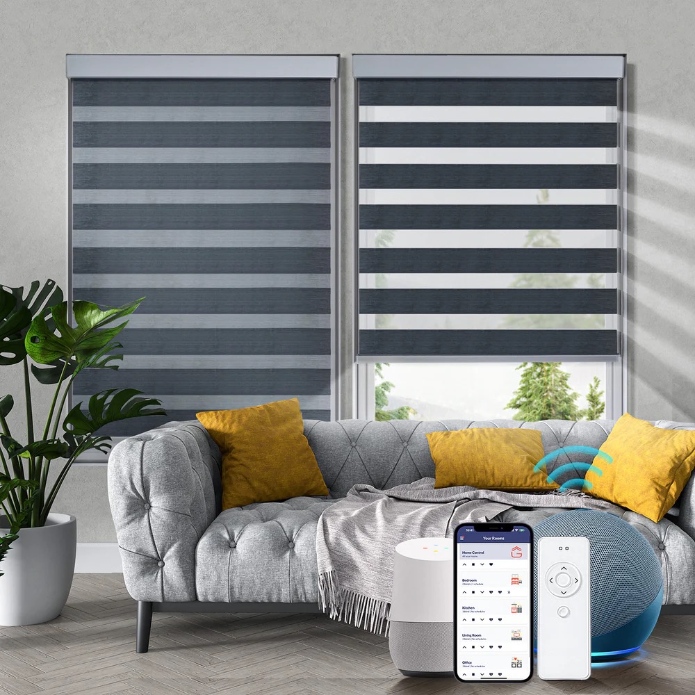 motorized zebra blinds